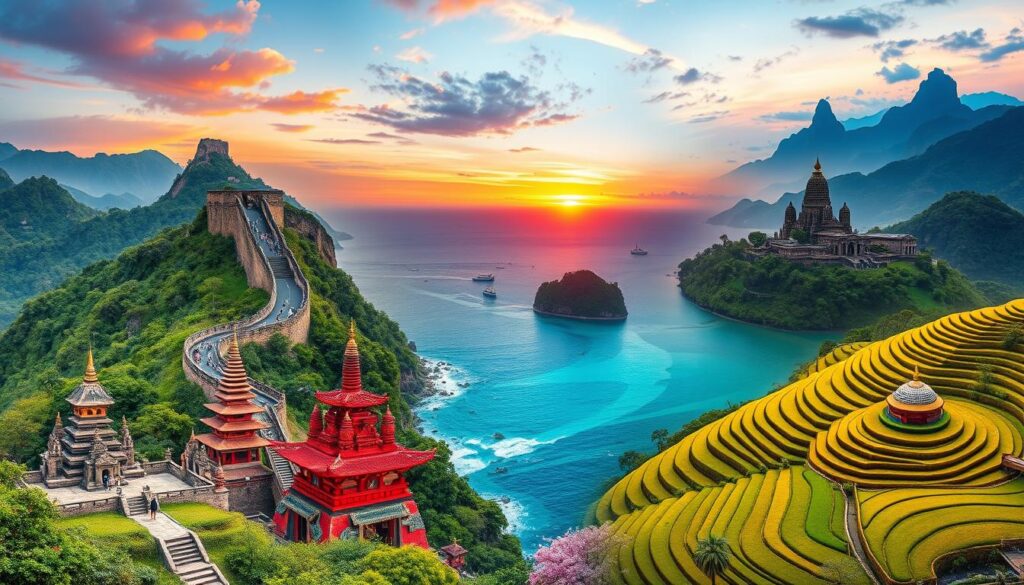 Asia travel destinations