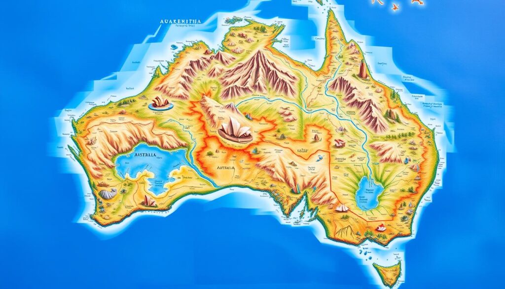 Australia map