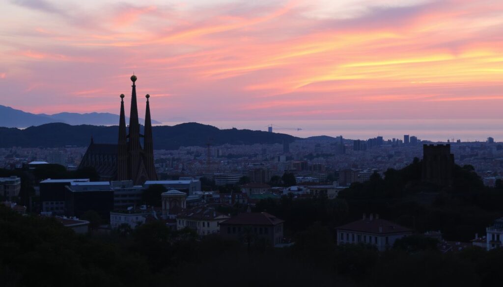 Barcelona skyline