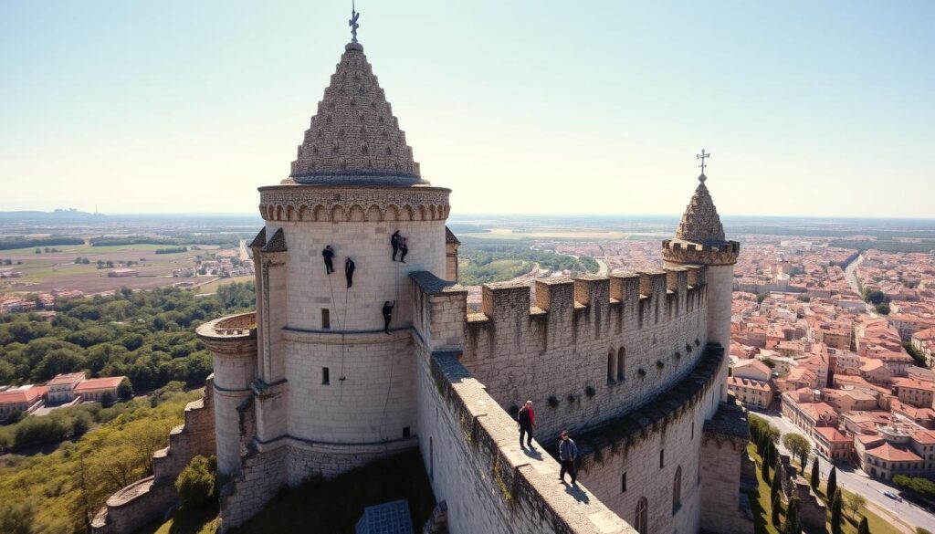 Climbing on Historical Structures