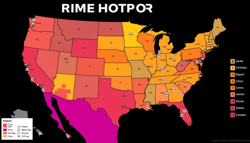 Crime hotspot map