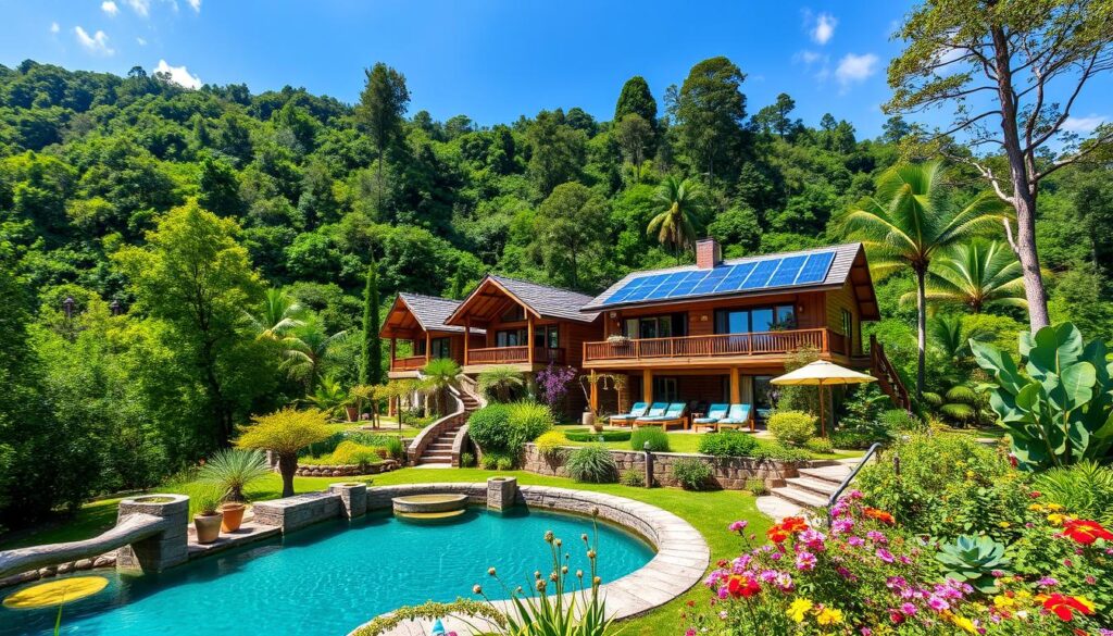 Eco-friendly resort