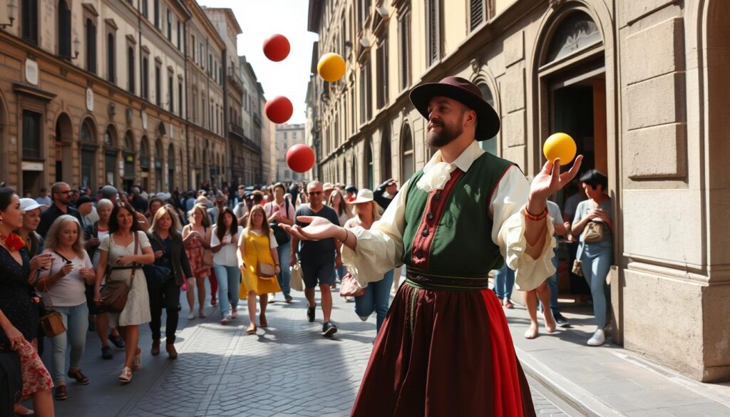 Florence street performer