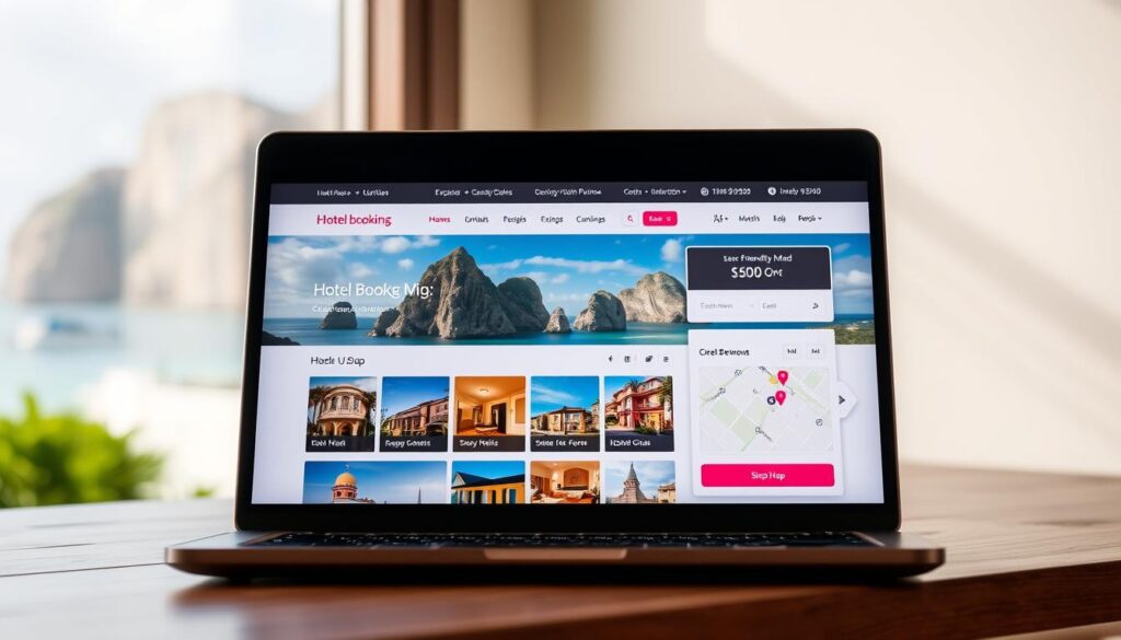 Hotel booking website