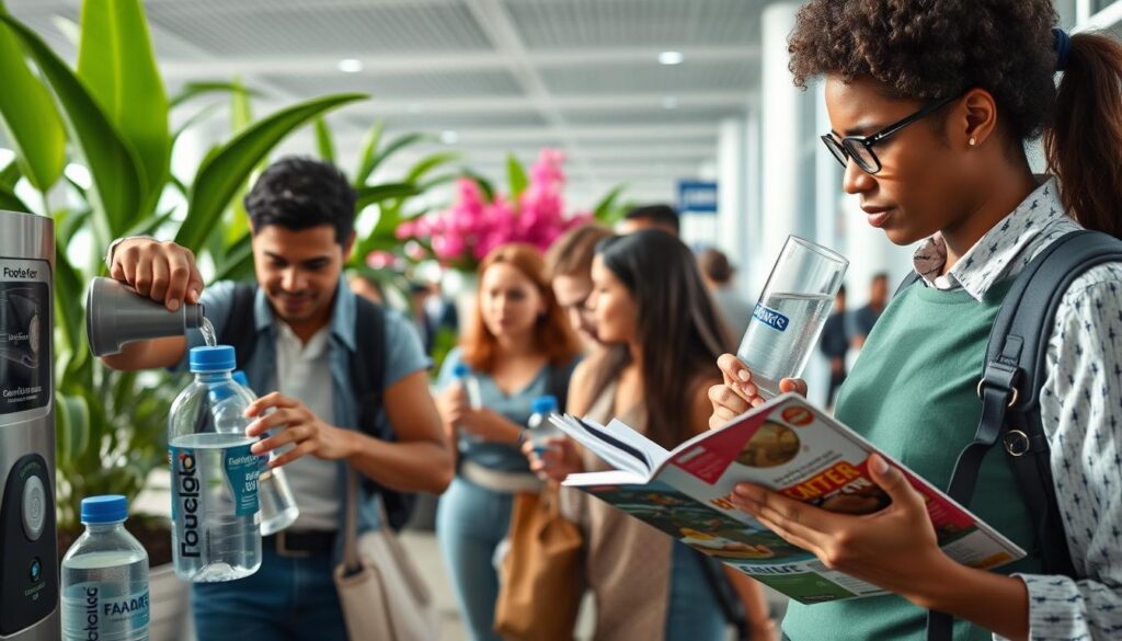 Hydration tips for frequent flyers