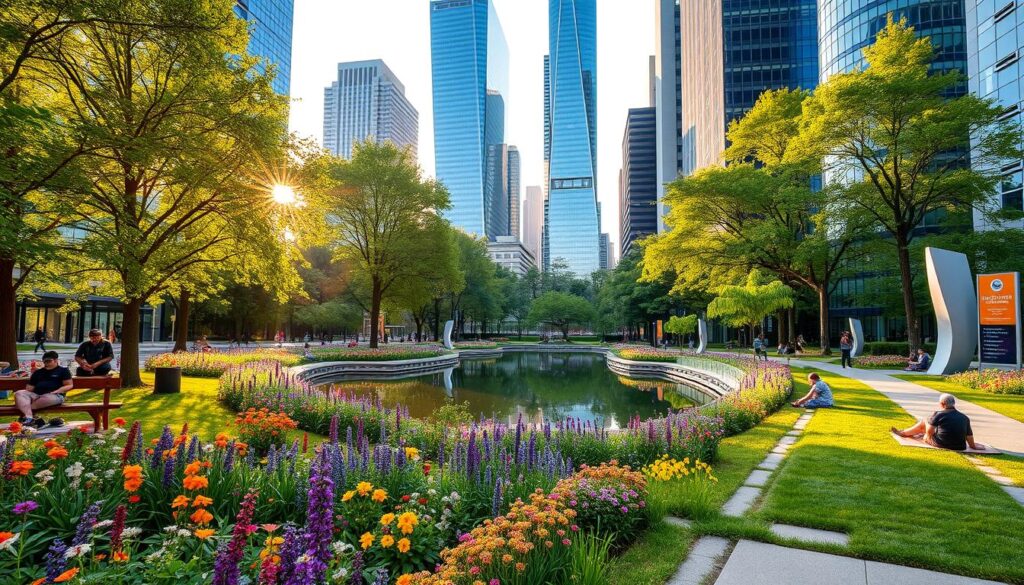 Instagrammable urban parks