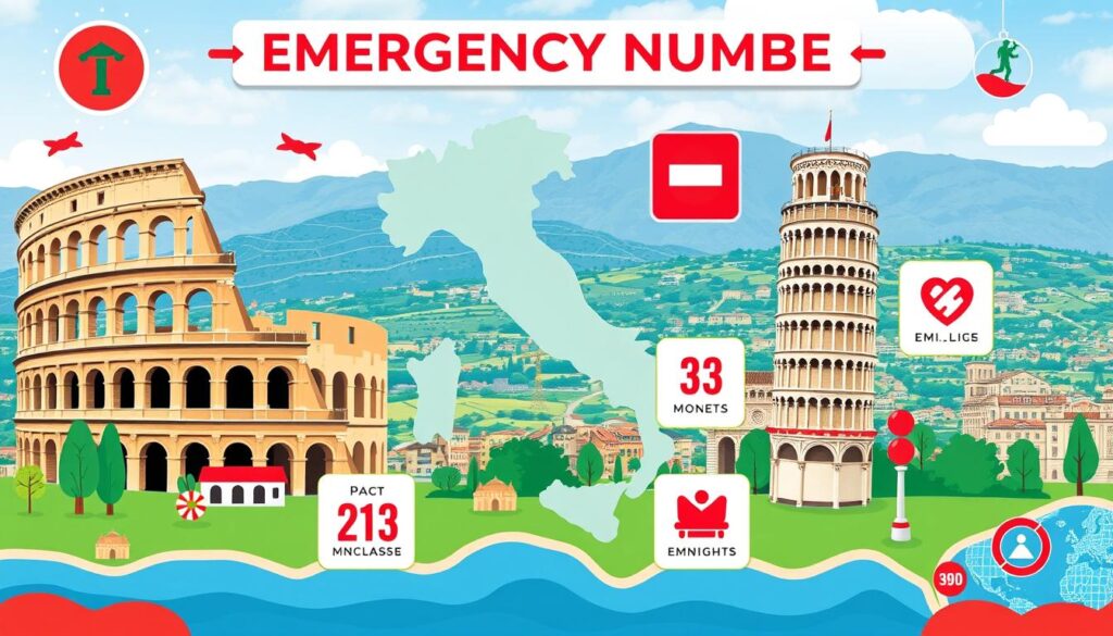 Italy emergency numbers