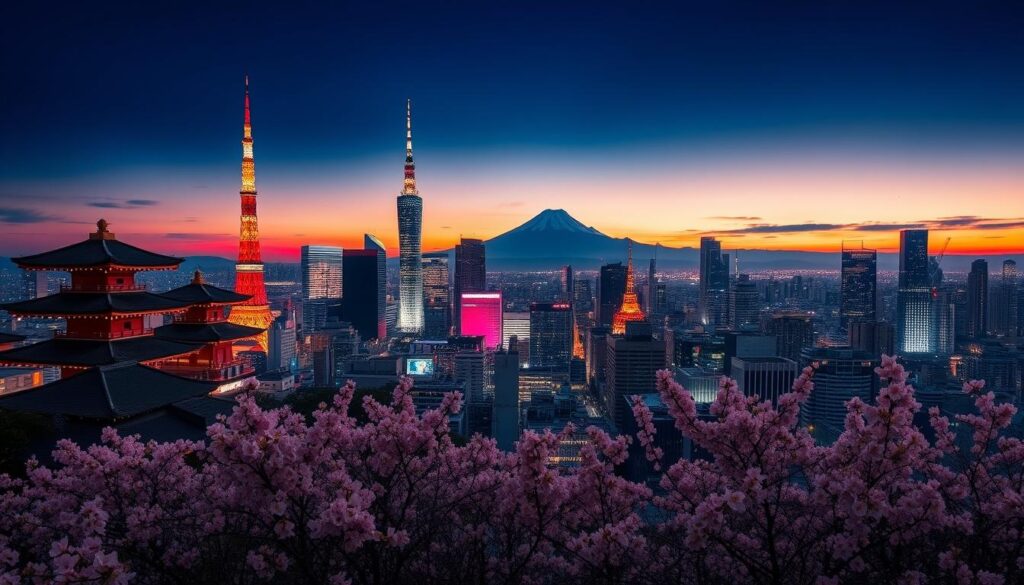 Tokyo skyline