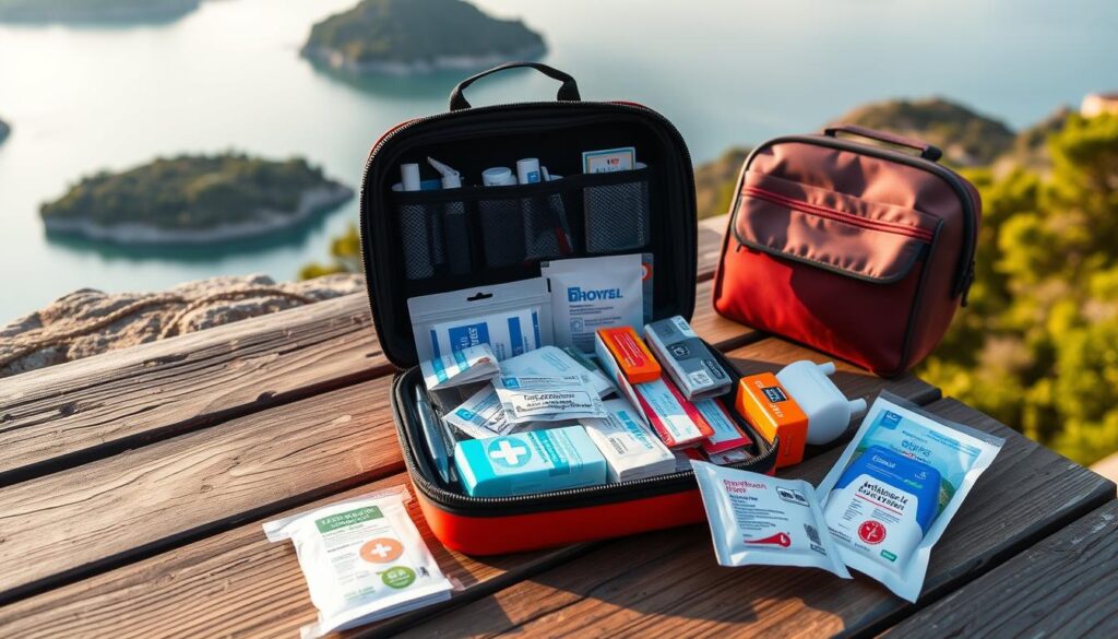 Travel first aid kit