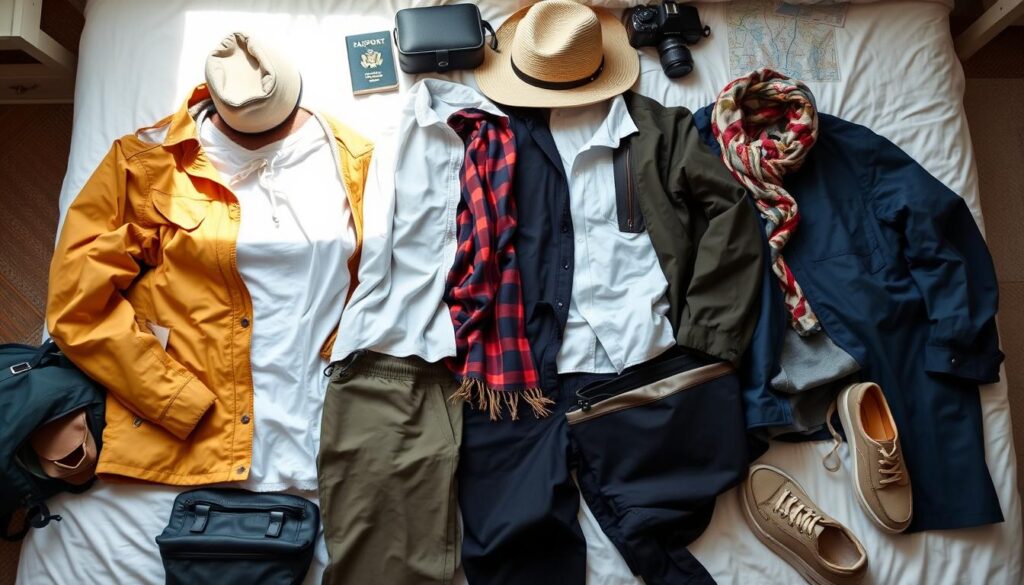 Versatile travel wardrobe