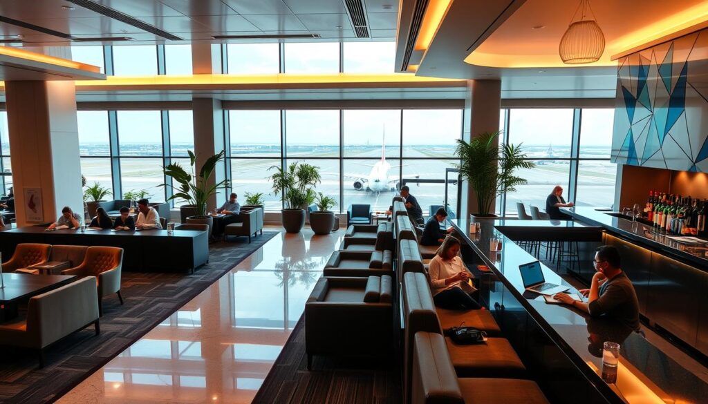 airport lounge