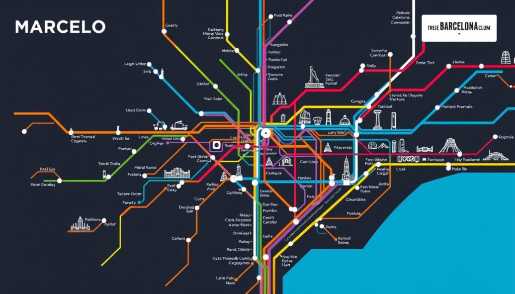 barcelona transportation metro map