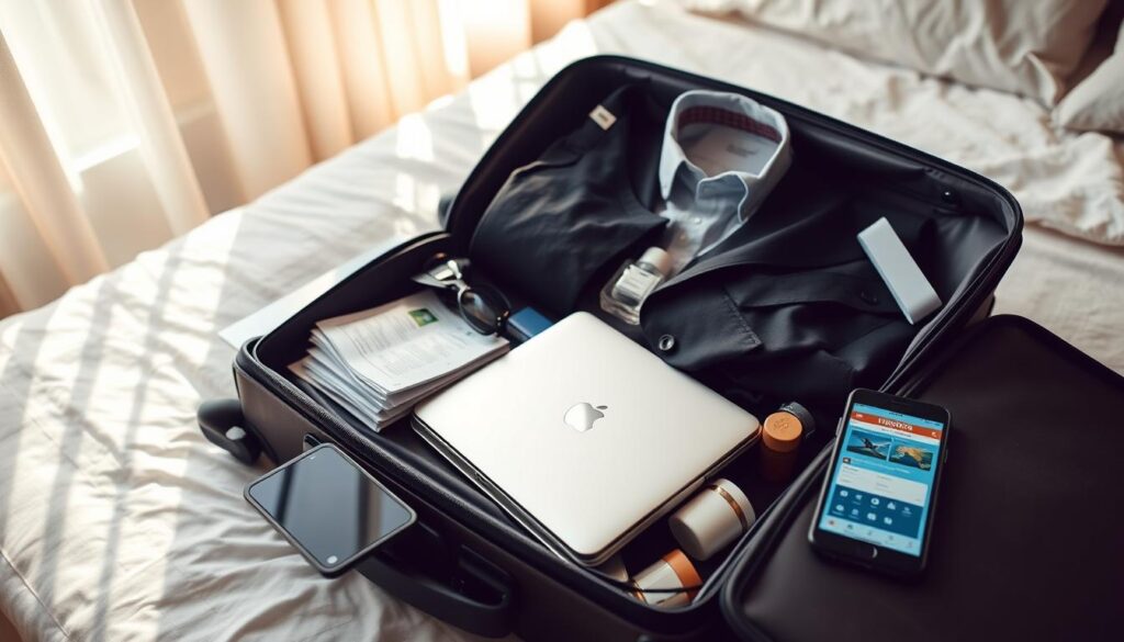 business travel preparation