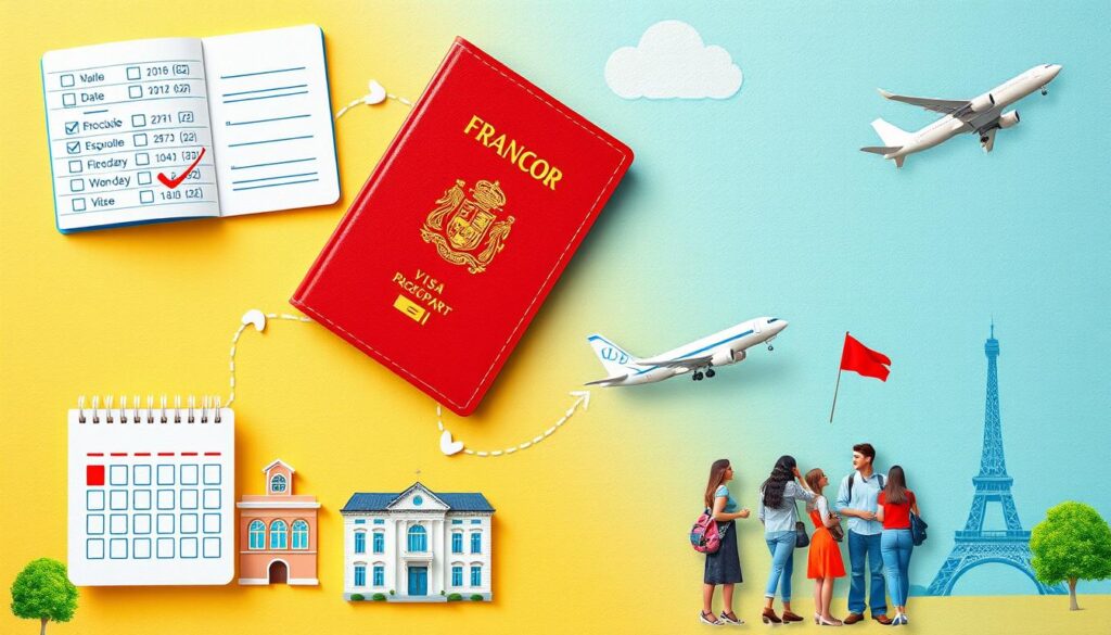 french student visa process