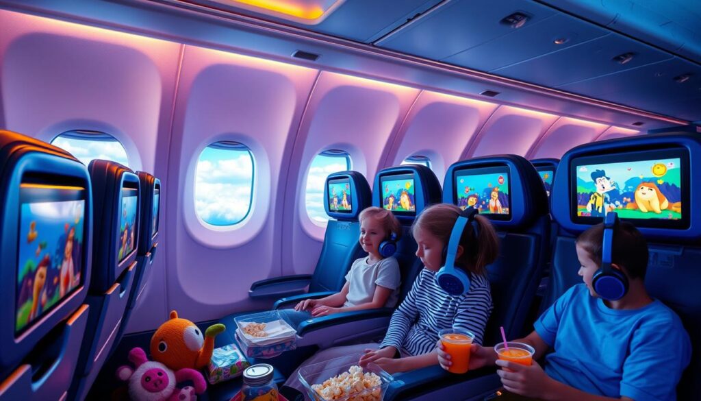 in-flight entertainment for kids