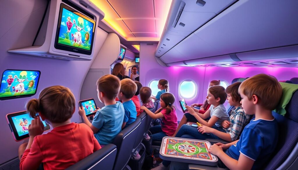 in-flight entertainment for kids