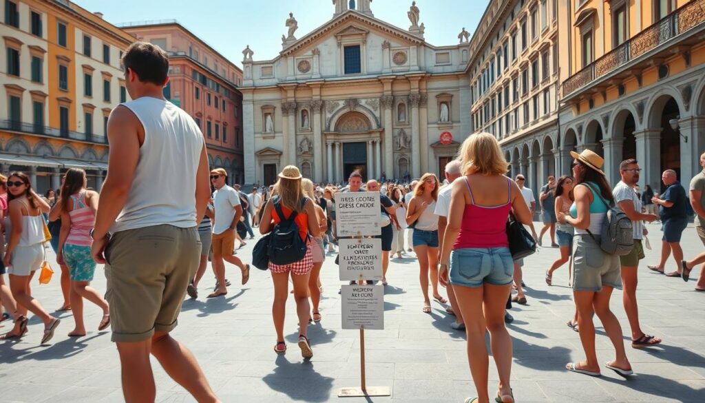 italy tourist faux pas dress code