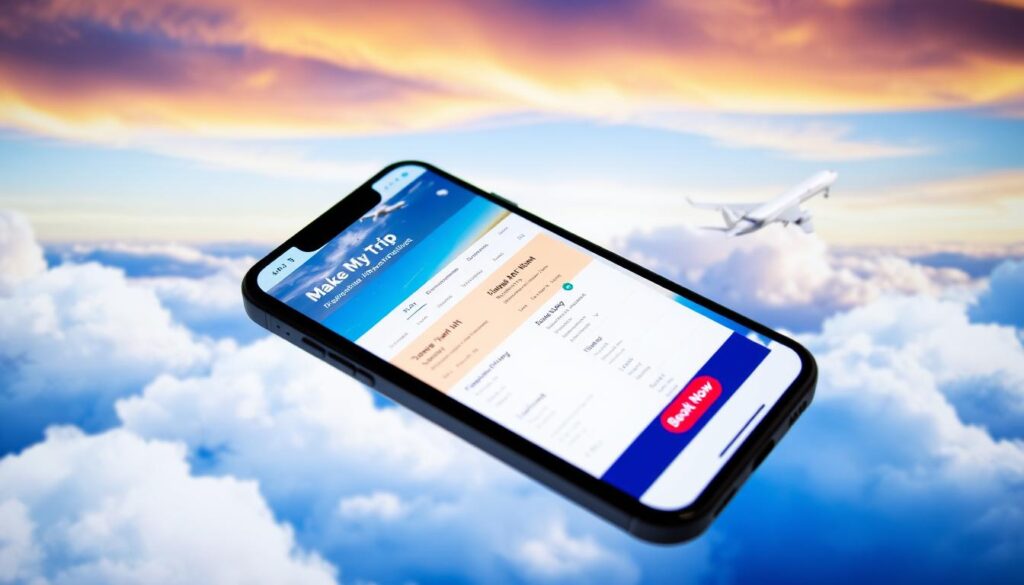 make my trip flight app