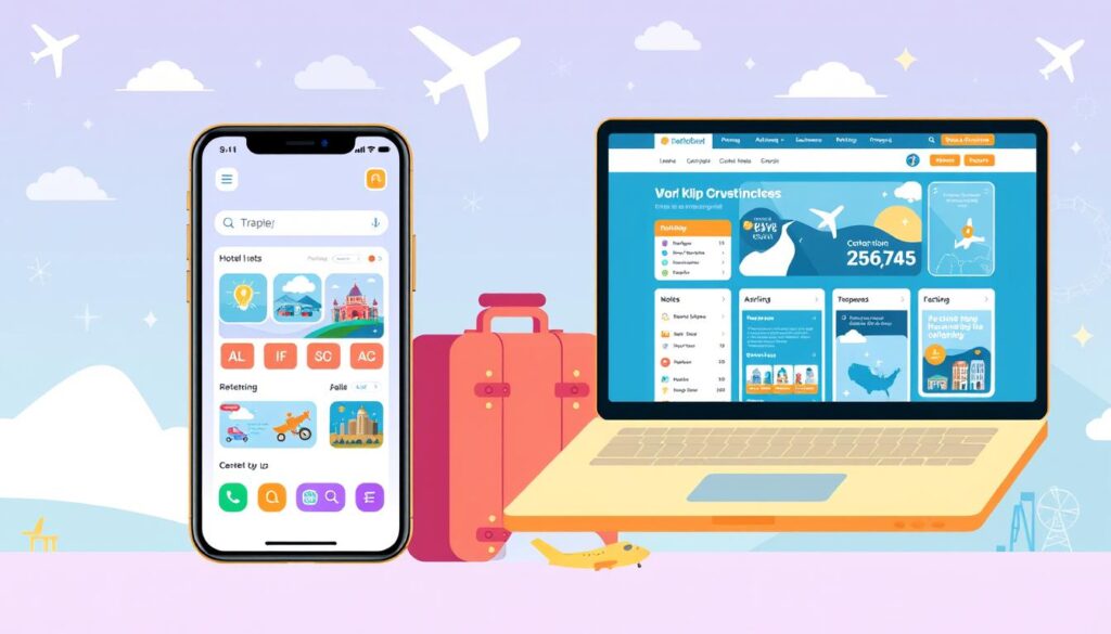 mobile app vs desktop site for hotel booking