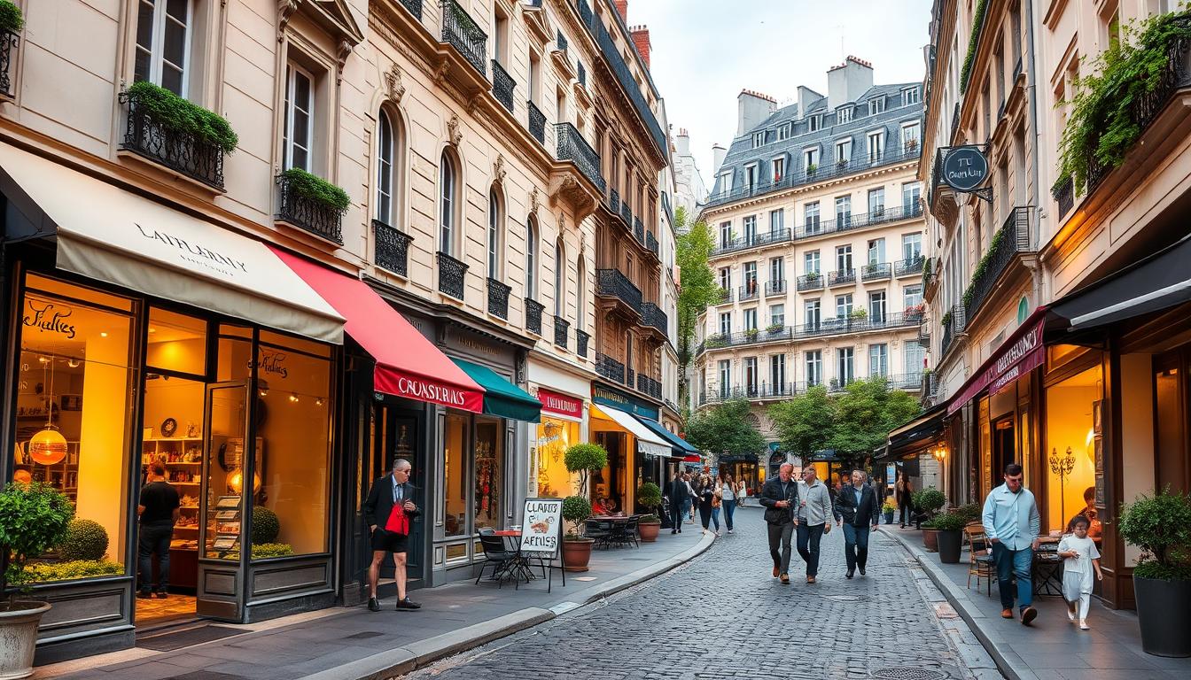 paris shopping districts