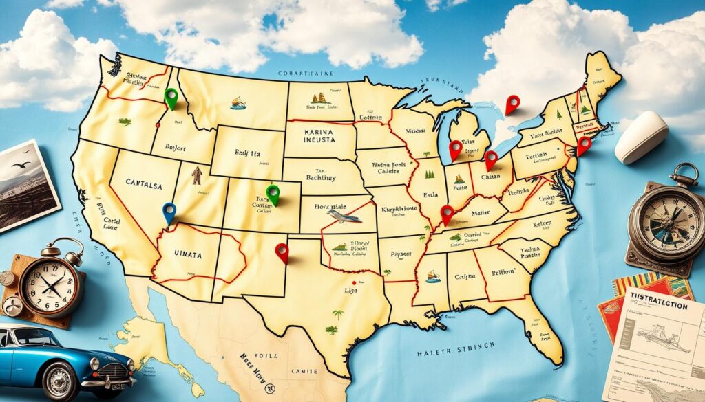 road trip itinerary USA